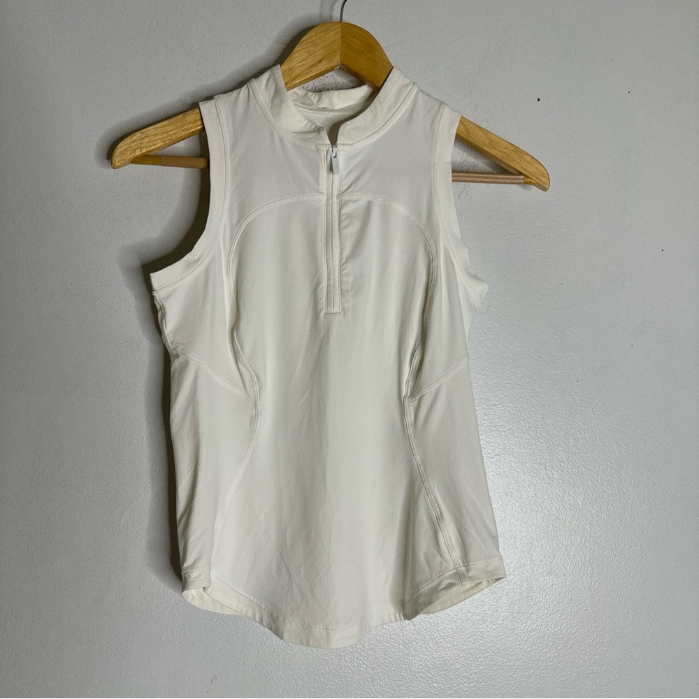 lululemon athletica White Sleeveless Top